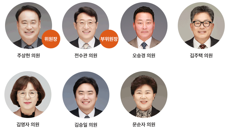 예산결산특별위원회 소속위원